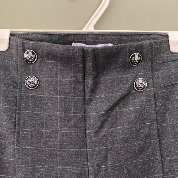 Retrology Gray Tailored Trousers with Subtle Texture - Picture 4 of 12